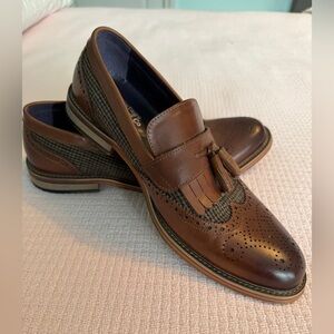 Stylish Brown Leather Loafers